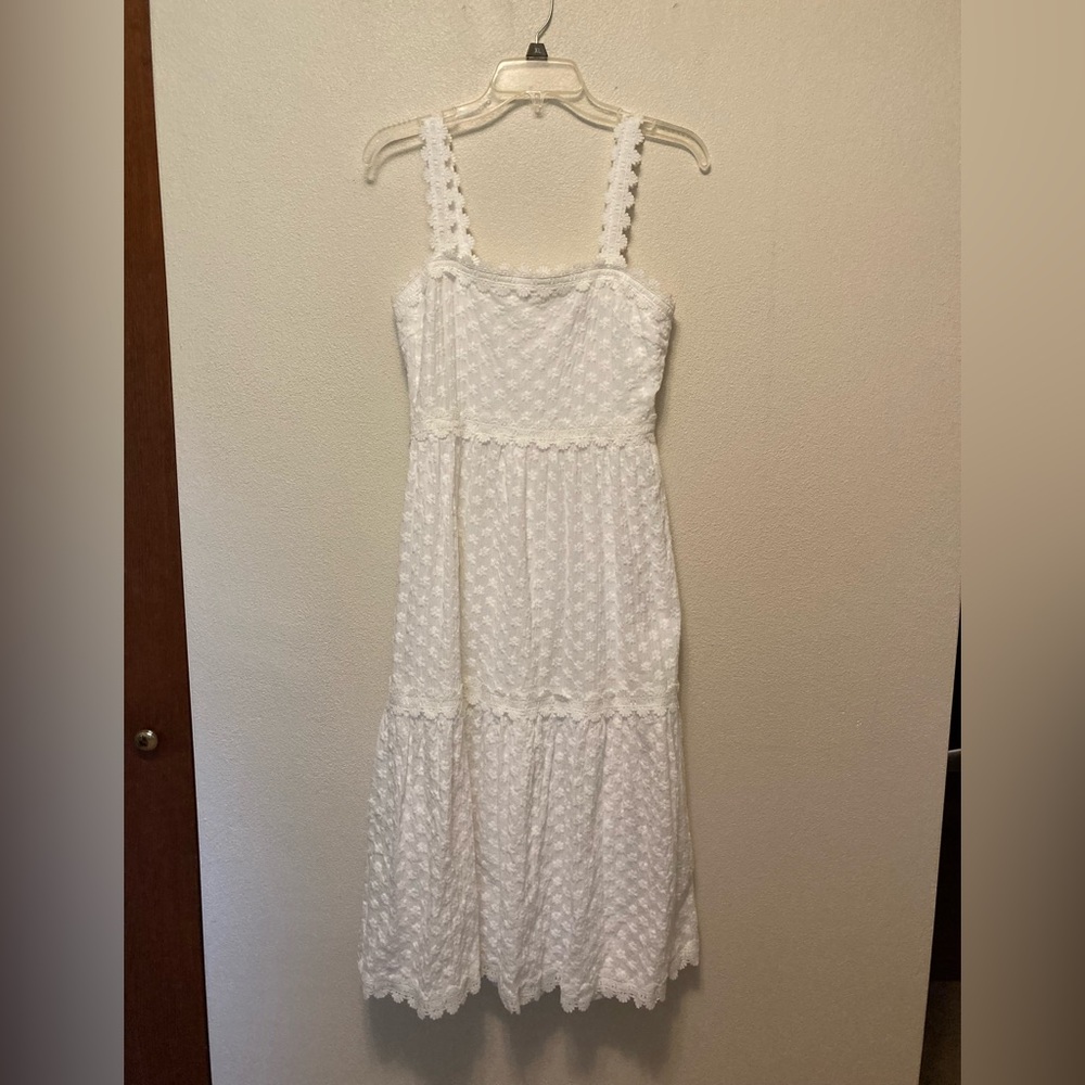 Lulus Size S White Lace Dress